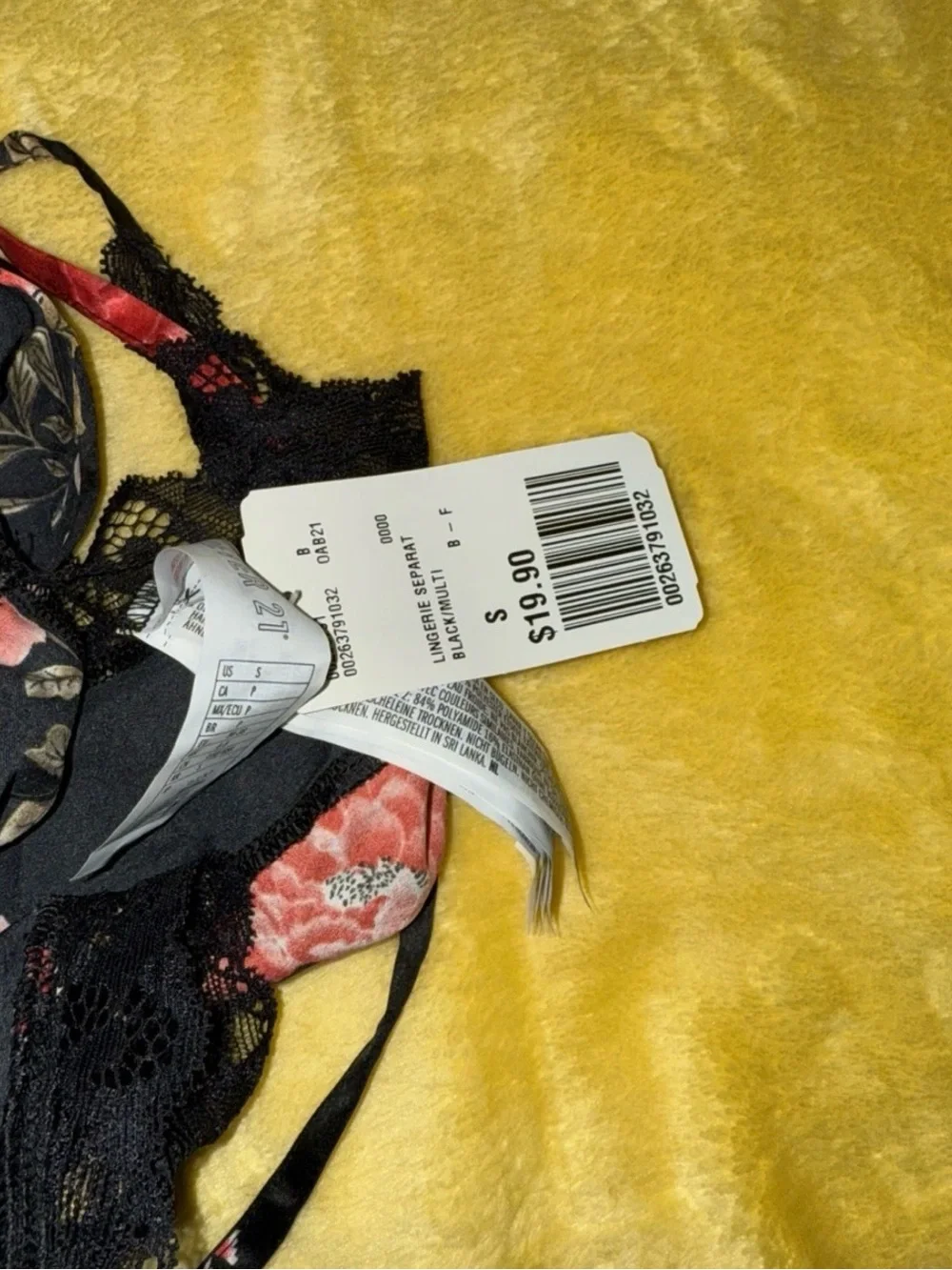 Forever 21 Black Satin Floral Lace Romper size S